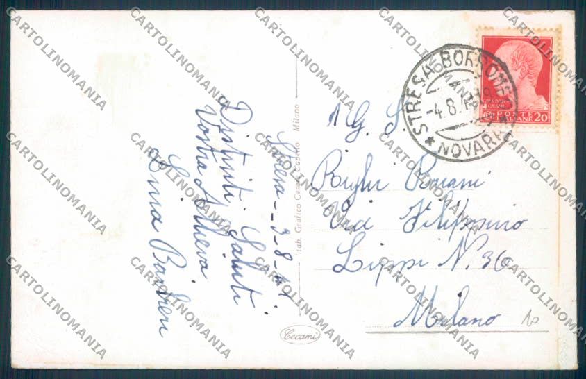 Verbania Intra cartolina ZQ5691 – retro
