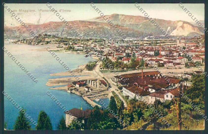 Verbania Intra Barca cartolina ZQ5695 – fronte
