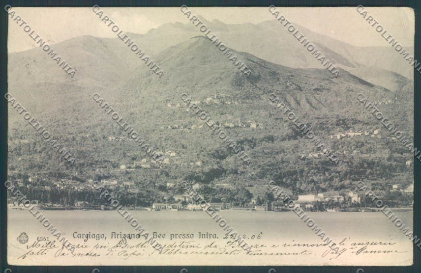 Verbania Intra PIEGA cartolina ZQ5705 – fronte