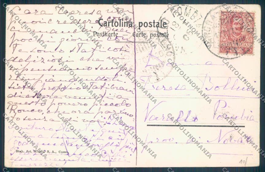 Verbania Intra cartolina ZQ5707 – retro