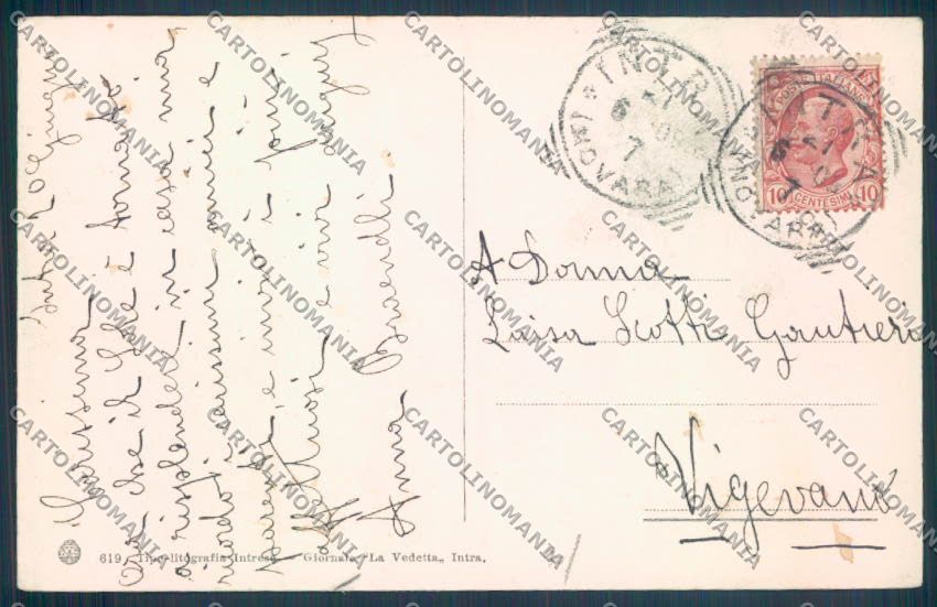 Verbania Intra cartolina ZQ5710 – retro