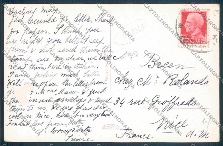 Verbania Intra Barca ABRASA cartolina ZQ5712 – retro