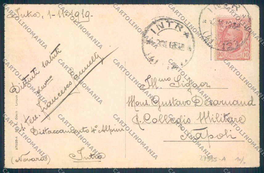 Verbania Intra cartolina ZQ5713 – retro
