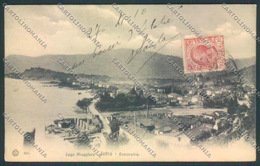 Verbania Intra PIEGHINA cartolina ZQ5715 – fronte