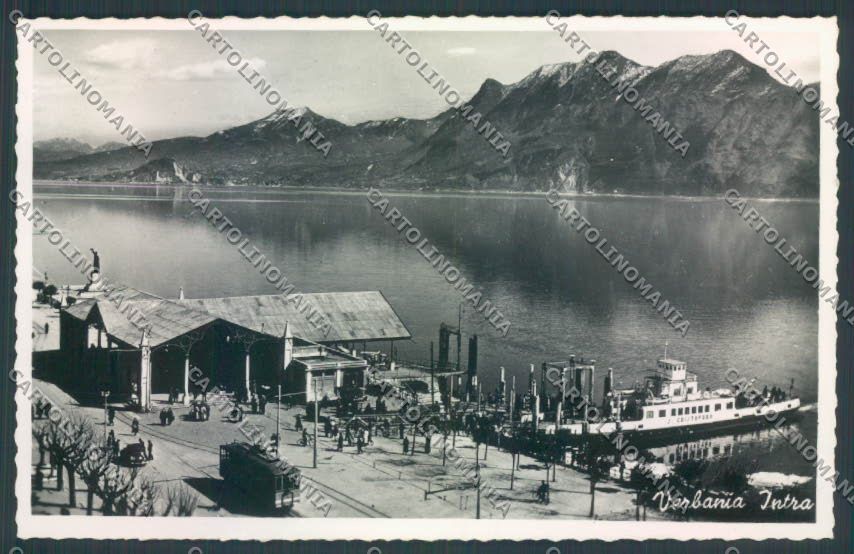 Verbania Intra Battello Foto cartolina ZQ5719 – fronte