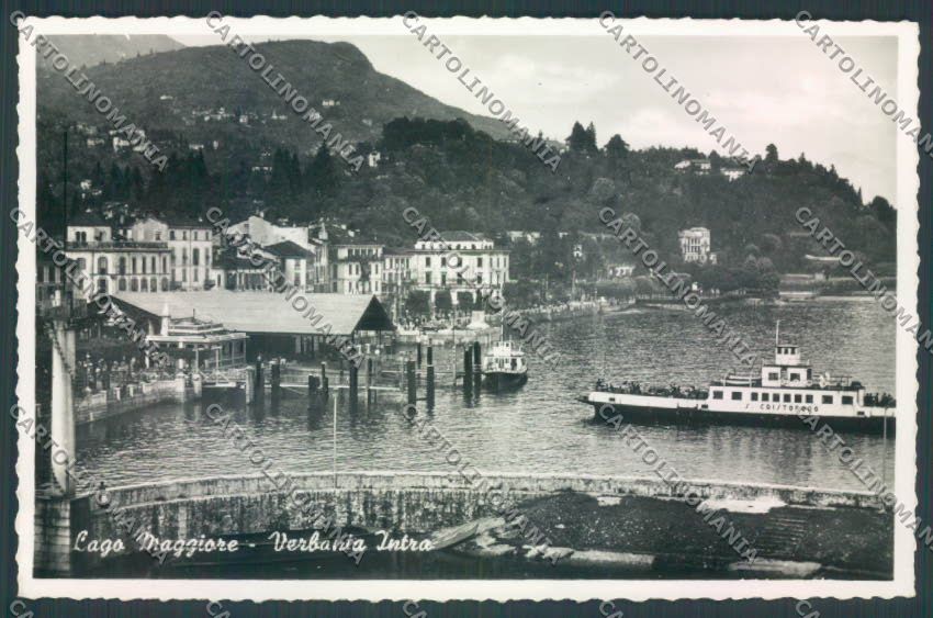 Verbania Intra Battello Foto cartolina ZQ5720 – fronte