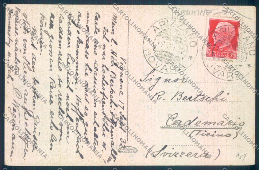 Verbania Intra PIEGHINE cartolina ZQ5721 – retro