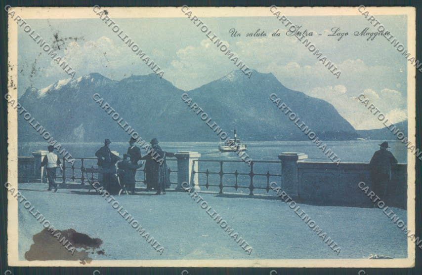 Verbania Intra Battello MACCHIA cartolina ZQ5725 – fronte