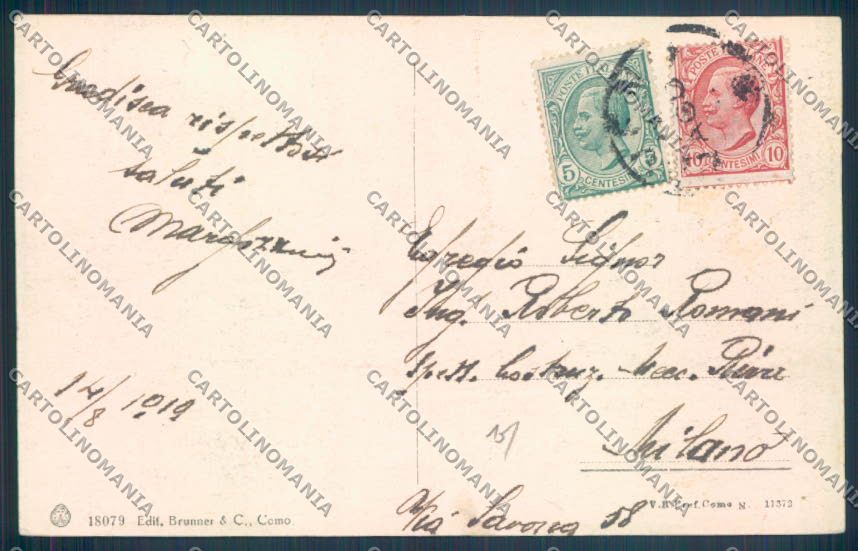 Verbania Intra cartolina ZQ5734 – retro