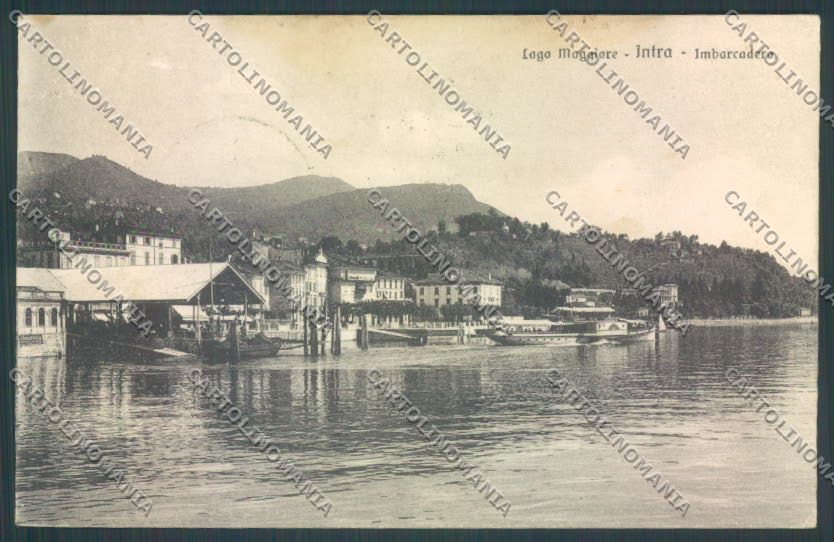 Verbania Intra Battello cartolina ZQ5751 – fronte