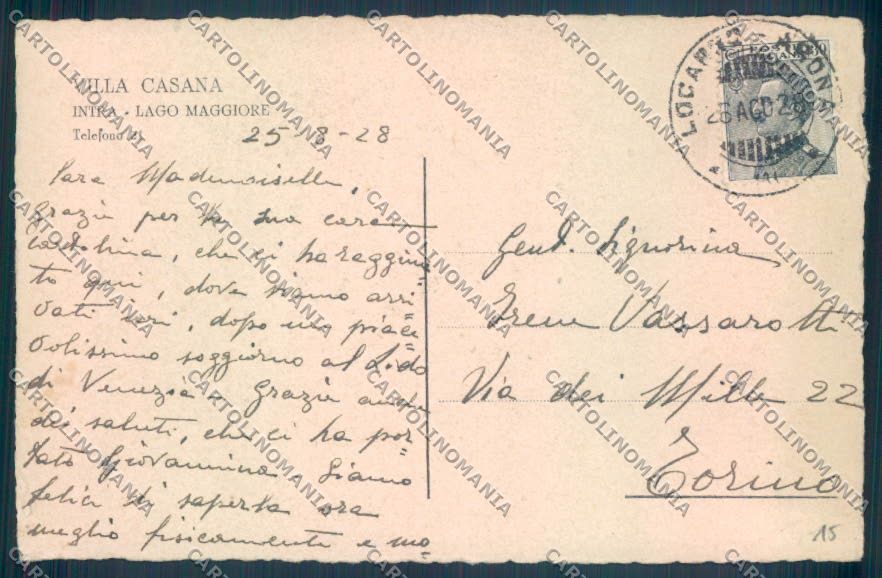 Verbania Intra cartolina ZQ5752 – retro
