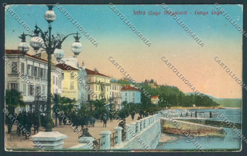Verbania Intra cartolina ZQ5755 – fronte