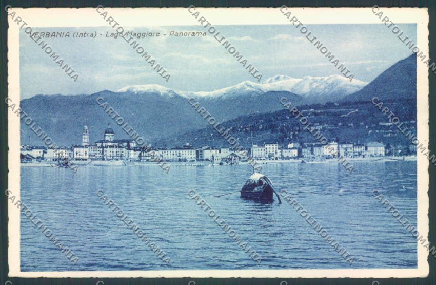 Verbania Intra Barca cartolina ZQ5756 – fronte
