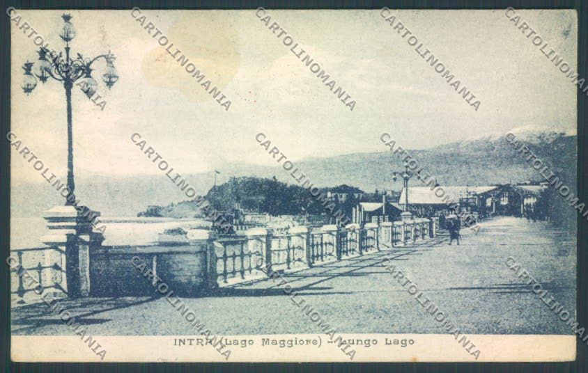 Verbania Intra MACCHIA cartolina ZQ5771 – fronte