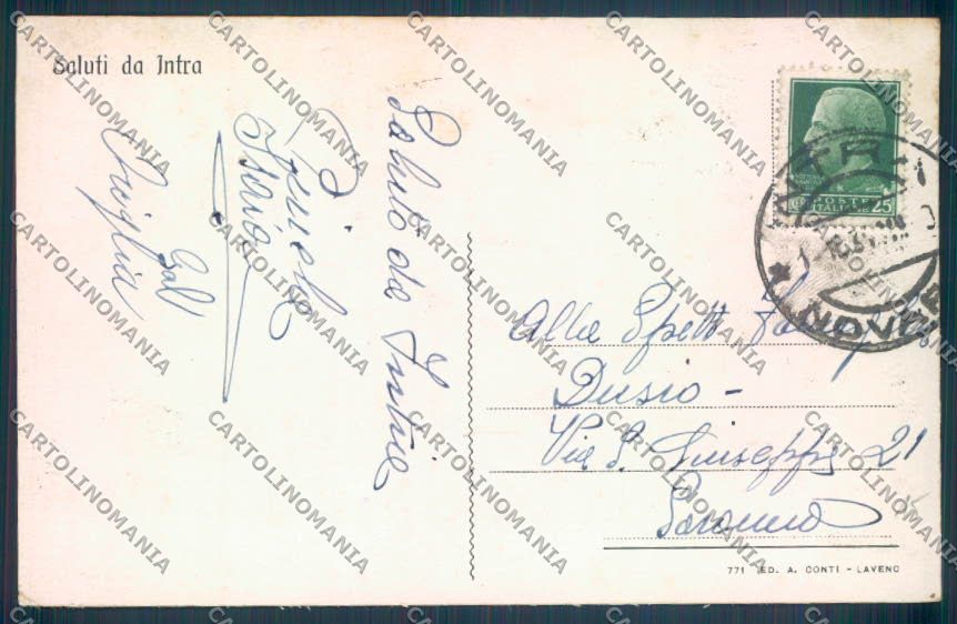 Verbania Intra cartolina ZQ5773 – retro