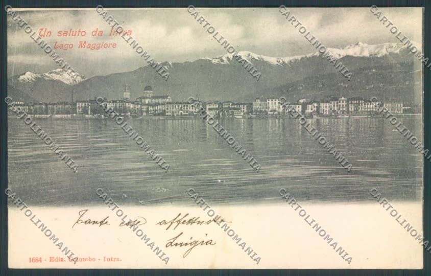 Verbania Intra cartolina ZQ5780 – fronte