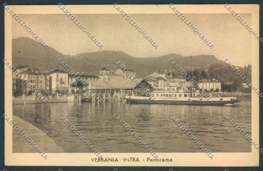 Verbania Intra Battello cartolina ZQ5791 – fronte