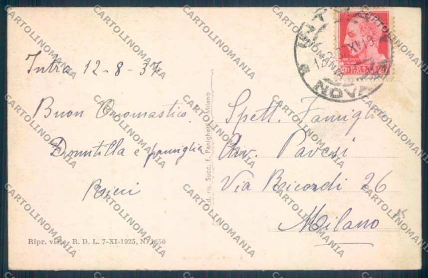 Verbania Intra cartolina ZQ5794 – retro