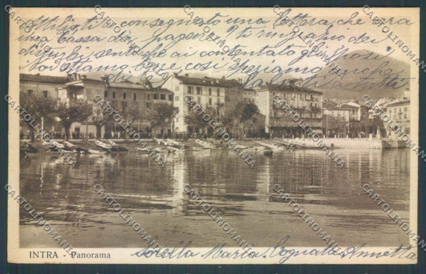 Verbania Intra cartolina ZQ5795 – fronte