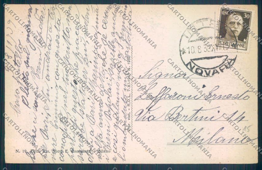 Verbania Intra cartolina ZQ5795 – retro