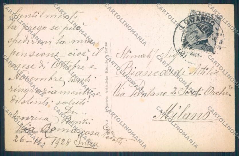 Verbania Intra cartolina ZQ5796 – retro