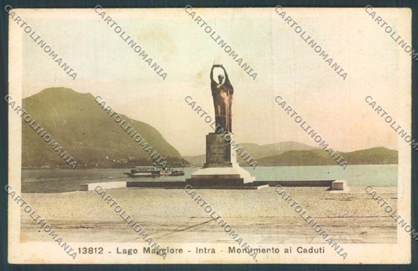 Verbania Intra Battello PIEGHINE cartolina ZQ5806 – fronte