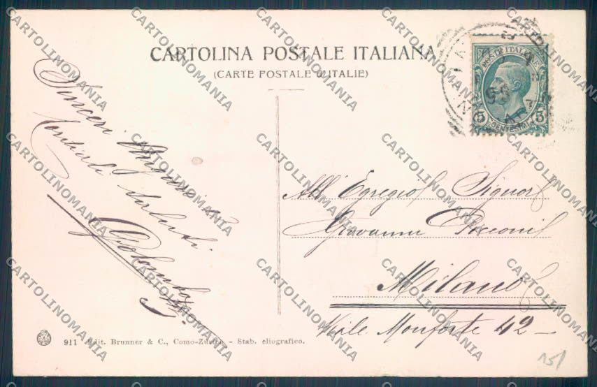 Verbania Intra cartolina ZQ5810 – retro