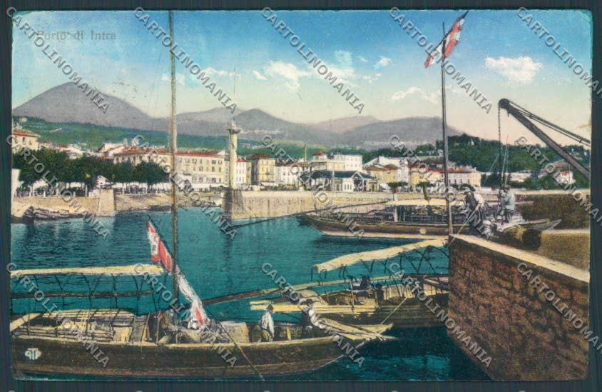 Verbania Intra Barca cartolina ZQ5813 – fronte