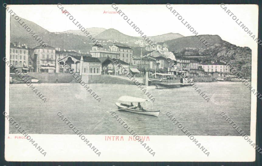 Verbania Intra Barca cartolina ZQ5817 – fronte