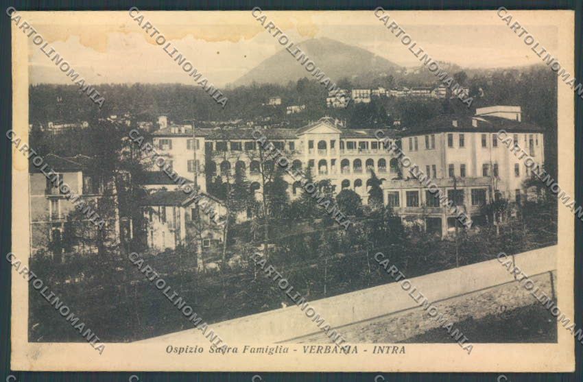 Verbania Intra Ospizio MACCHIA cartolina ZQ5818 – fronte