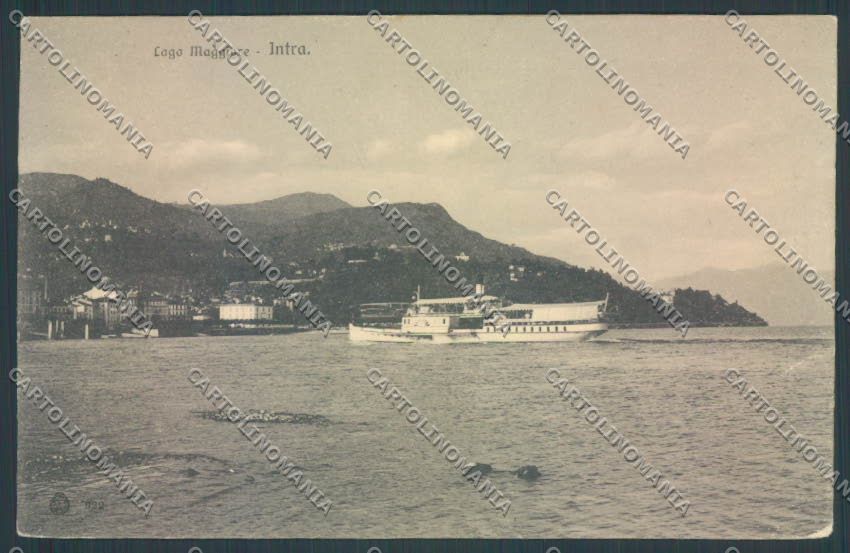 Verbania Intra Battello cartolina ZQ5821 – fronte