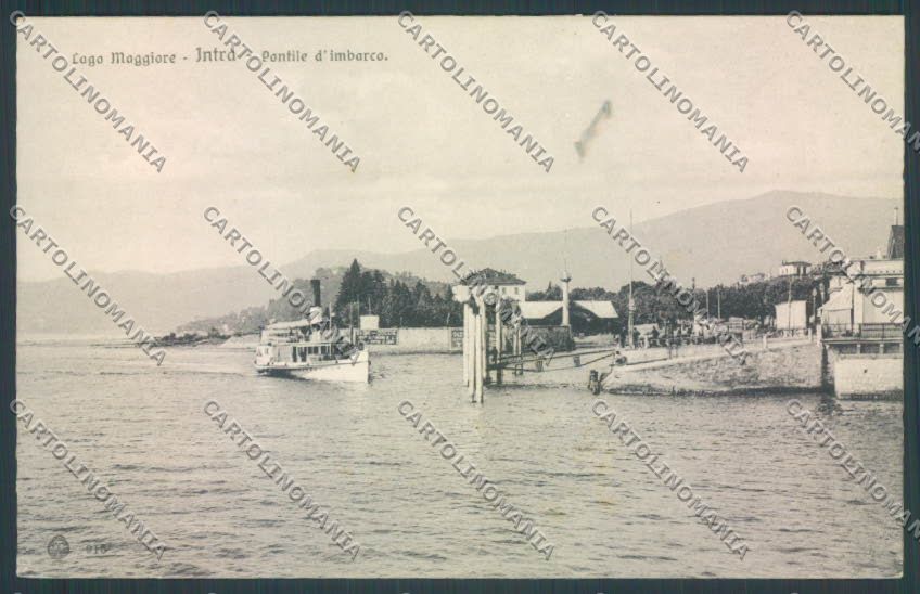 Verbania Intra Battello cartolina ZQ5823 – fronte