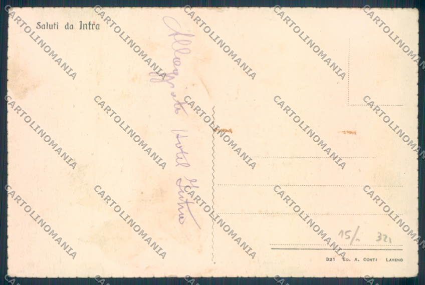 Verbania Intra cartolina ZQ5825 – retro