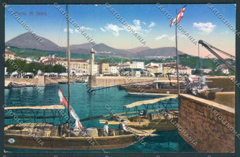 Verbania Intra Barca cartolina ZQ5826 – fronte