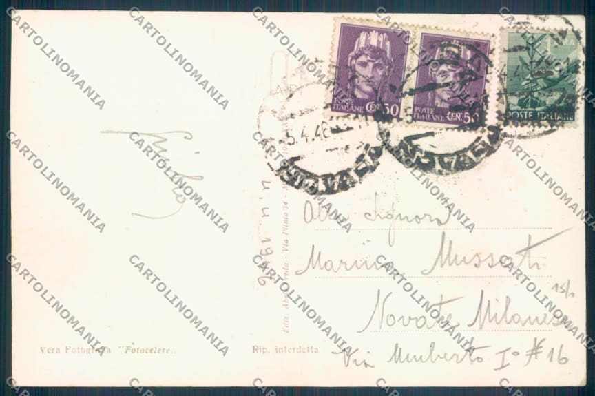 Verbania Intra Battello Foto cartolina ZQ5830 – retro