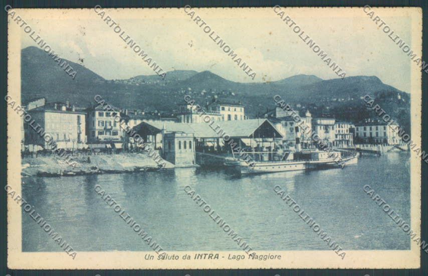 Verbania Intra Battello cartolina ZQ5840 – fronte