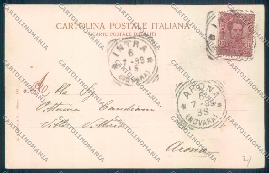 Verbania Intra cartolina ZQ5844 – retro