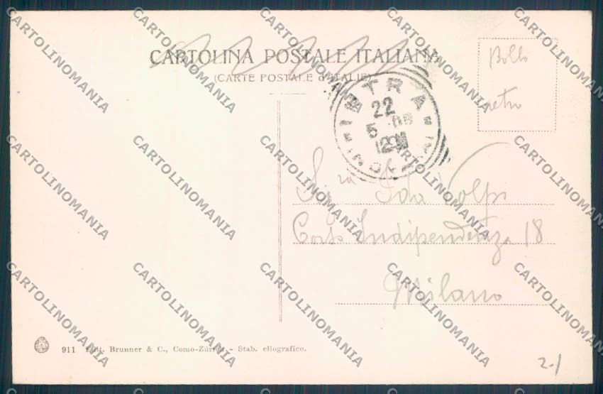 Verbania Intra cartolina ZQ5849 – retro