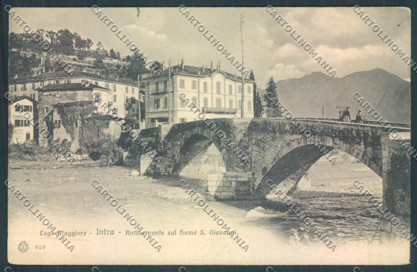 Verbania Intra PIEGA STRAPPO cartolina ZQ5854 – fronte