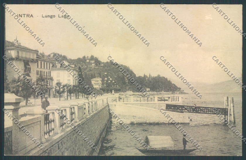 Verbania Intra Barca cartolina ZQ5856 – fronte