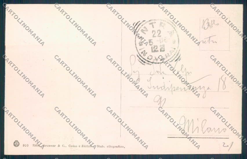 Verbania Intra cartolina ZQ5860 – retro