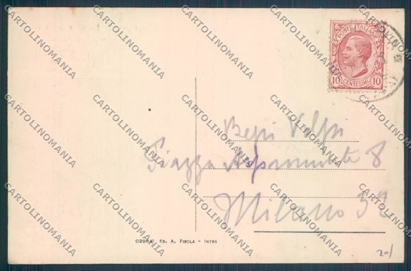 Verbania Intra cartolina ZQ5864 – retro