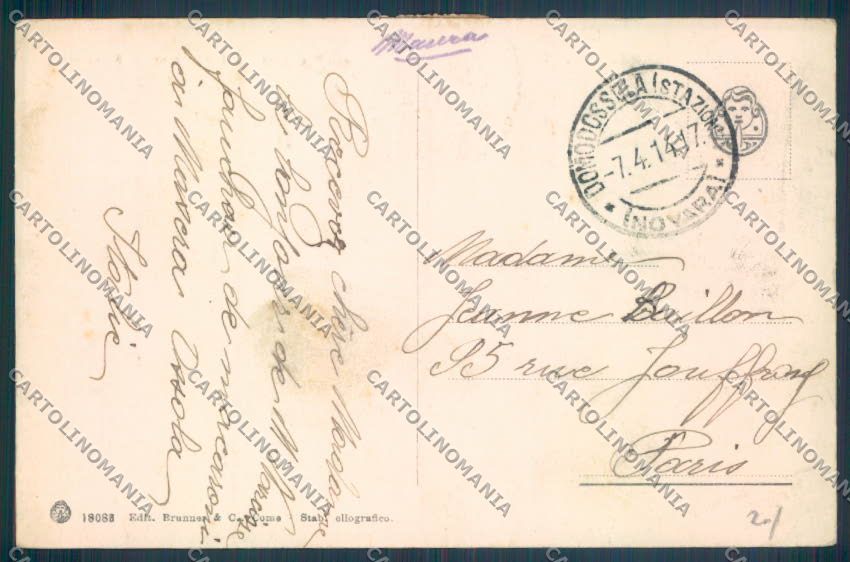 Verbania Intra cartolina ZQ5865 – retro