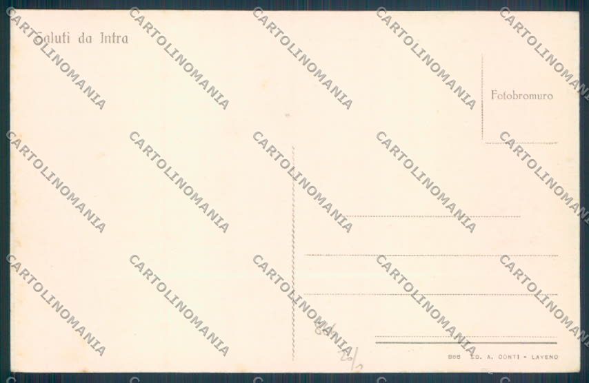 Verbania Intra cartolina ZQ5867 – retro