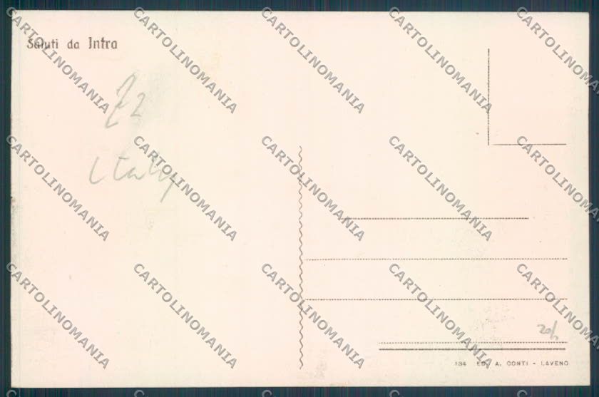 Verbania Intra cartolina ZQ5869 – retro