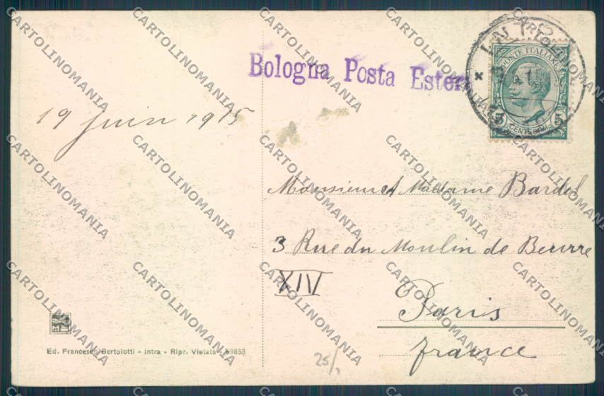 Verbania Intra cartolina ZQ5878 – retro
