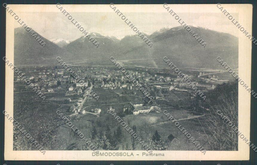 Verbania Domodossola cartolina ZQ5885 – fronte