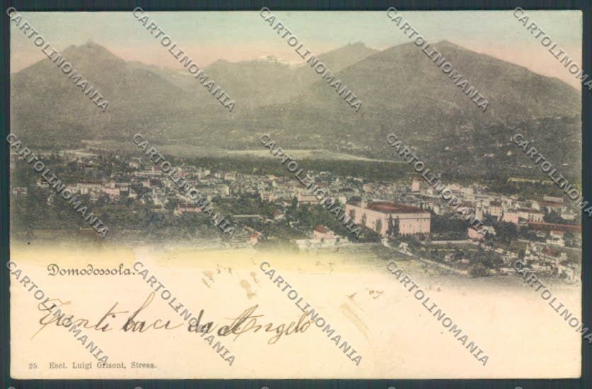 Verbania Domodossola cartolina ZQ5898 – fronte