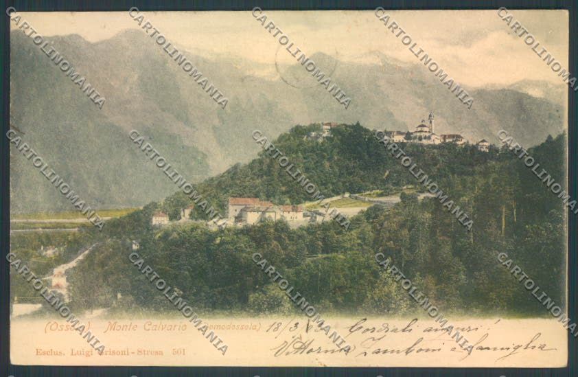 Verbania Domodossola ABRASA cartolina ZQ5907 – fronte