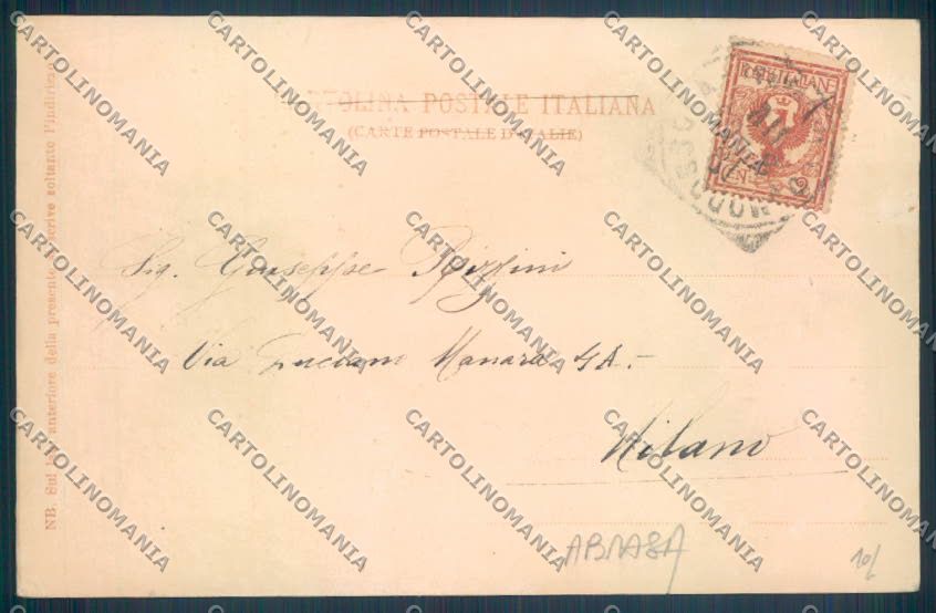 Verbania Domodossola ABRASA cartolina ZQ5907 – retro